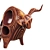 Elegant Bull Figurine: Exquisite Decor for Your Home 3D model small image 5