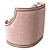 Eternal Love Velvet Armchair 3D model small image 4