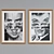 Conceptual Collage Picture Frame Set 3D model small image 4