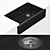 Kohler Whitehaven Enamelled Cast Iron Sink 3D model small image 5