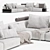 Poliform Westside Sofa: Contemporary Comfort 3D model small image 2