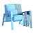 Elegant Nicoline Armchair: Contemporary Luxury for Your Home 3D model small image 7