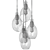 Nordic Glass Pendant Lights for Stylish Illumination 3D model small image 3