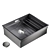Sleek Blanco Etagon 500U Sink 3D model small image 3