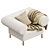 Paolo Ferrari Rolled Back Chair 3D model small image 3