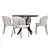 Elegant Rolf Dining Set - Modern Design 3D model small image 2