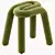 Bold Orange Mustache Stool: Vibrant and Versatile! 3D model small image 4
