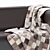 Klippan Ikea Sofa with Throw 3D model small image 5