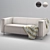Klippan Ikea Sofa with Throw 3D model small image 8