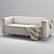 Klippan Ikea Sofa with Throw 3D model small image 17