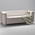 Klippan Ikea Sofa with Throw 3D model small image 18