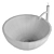 Elegant Roca Bol Countertop Basin 3D model small image 2