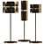 Sleek Metal Table Lamp: Luz Oculta 3D model small image 1