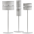 Sleek Metal Table Lamp: Luz Oculta 3D model small image 2