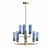 Vintage Midcentury Style Chandelier 3D model small image 2