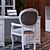 Cleopatra Armchair: Elegant Wood Design 3D model small image 3