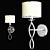 Elegant Lampshade Sconce 3D model small image 1