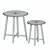 Modern 2-Piece KRAGSTA Table Set 3D model small image 3