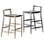 Modern and Sleek Pelleossa Bar Stool 3D model small image 1