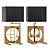 Sleek CL1965 Table Lamp - Luxurious Lighting 3D model small image 1