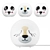 IKEA ANGARNA Panda LED Children's Lamp 3D model small image 1