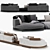 Minotti Connery Modular Sofa: Stylish and Versatile Seating 3D model small image 6