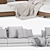 Minotti Connery Modular Sofa: Stylish and Versatile Seating 3D model small image 7