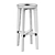 Classic Rattan Cane Bar Stool 3D model small image 2