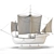 Seafarer's Dream Sailing Boat 3D model small image 8