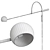 Sleek Douglas Design Lamp 3D model small image 1