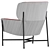 Modern SP01 Caristo Armchair 3D model small image 3