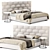 Modern Flou MAJAL Bed Design 3D model small image 1
