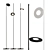 Sleek LED Floor Lamp: KIMIA by Stilnovo 3D model small image 1