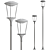 Pharos Outdoor Street Lamp - Elegant Illumination for Your Outdoor Space 3D model small image 2