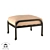 Azhur Ottoman: Stylish and Versatile 3D model small image 1