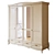 Cleopatra Wardrobe: Exquisite Design, Premium Materials 3D model small image 1