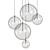 Cascade Pendant Light: Elegant Lighting Fixture 3D model small image 2