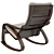 POÄNG Rocking Chair: Style and Comfort Combined 3D model small image 2