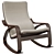 POÄNG Rocking Chair: Style and Comfort Combined 3D model small image 3