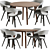 Elegant Summer Dining Table 3D model small image 1