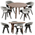 Elegant Summer Dining Table 3D model small image 3