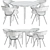 Elegant Summer Dining Table 3D model small image 4