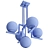 Elegance Illuminated: Tanner Chandelier 3D model small image 3