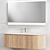 Sleek Edone Vanity Set 3D model small image 2