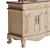 Svetlana 72" Double Sink Vanity: Antique White Elegance 3D model small image 3