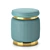 Elite 2OM Metal & Eco Leather Ottoman 3D model small image 2