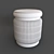 Elite 2OM Metal & Eco Leather Ottoman 3D model small image 5