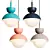 POMPON Pendant Lamp: Sleek Scandinavian Design 3D model small image 4