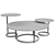 Eleganza Coffee Table Set 3D model small image 2