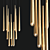 Aquitaine Modern Chandelier 3D model small image 1